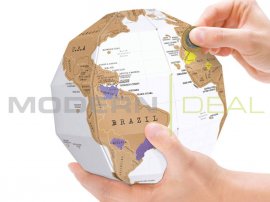 Scratch Map - 3D Globe