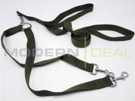 Dual Dog Leash GREEN