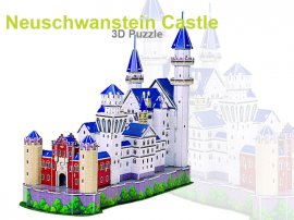 3D Foam Puzzle - Neuschwanstein Castle